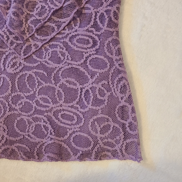 CHARLOTTE RUSSE Lace Ruffled Tank - Picture 5 of 6